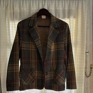 Vintage Plaid Blazer